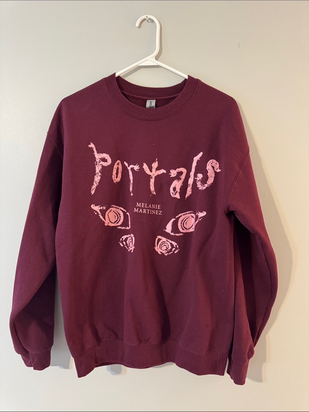 Melanie Martinez 'Portals' Maroon Graphic Crewneck